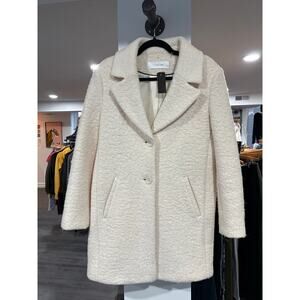 Tahari Wool-Blend Teddy Coat Size 6